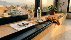 El método simple para limpiar los rieles de las ventanas (y sacar la mugre de las ranuras sin perder la tarde)